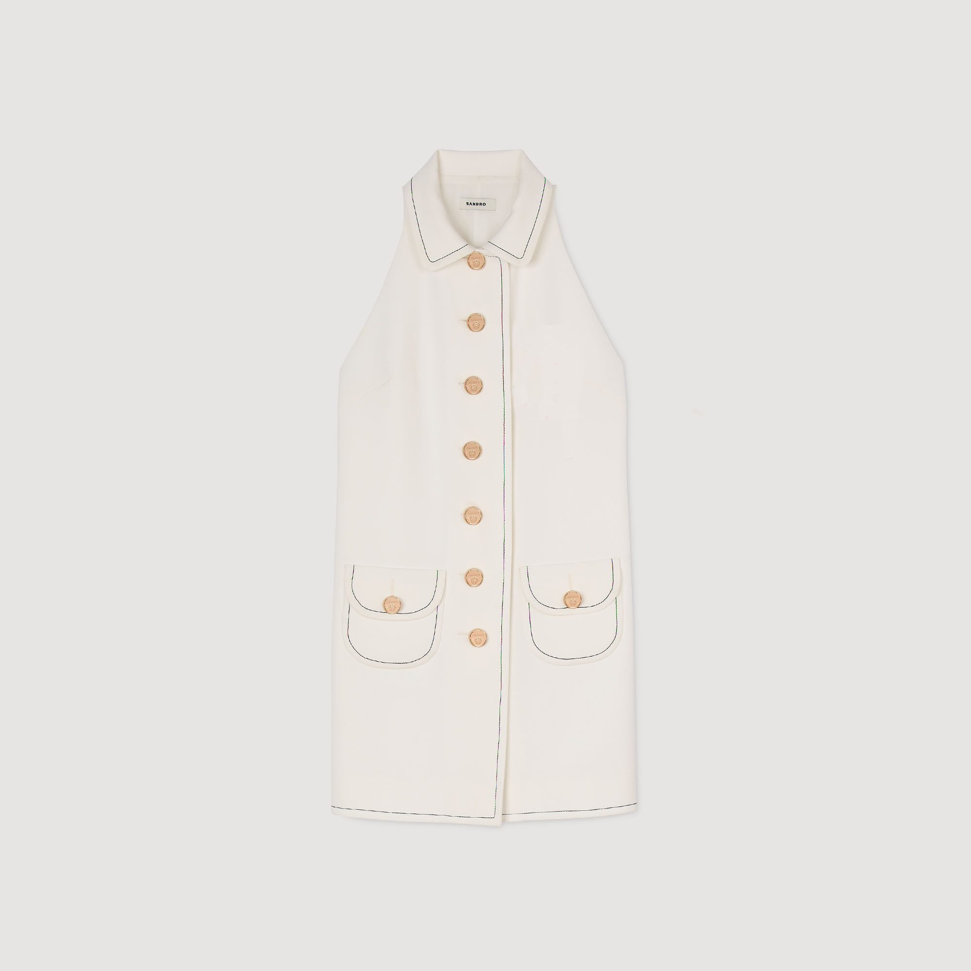 Peter Pan collar short dress