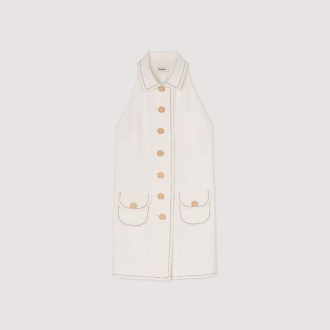 Peter Pan collar short dress