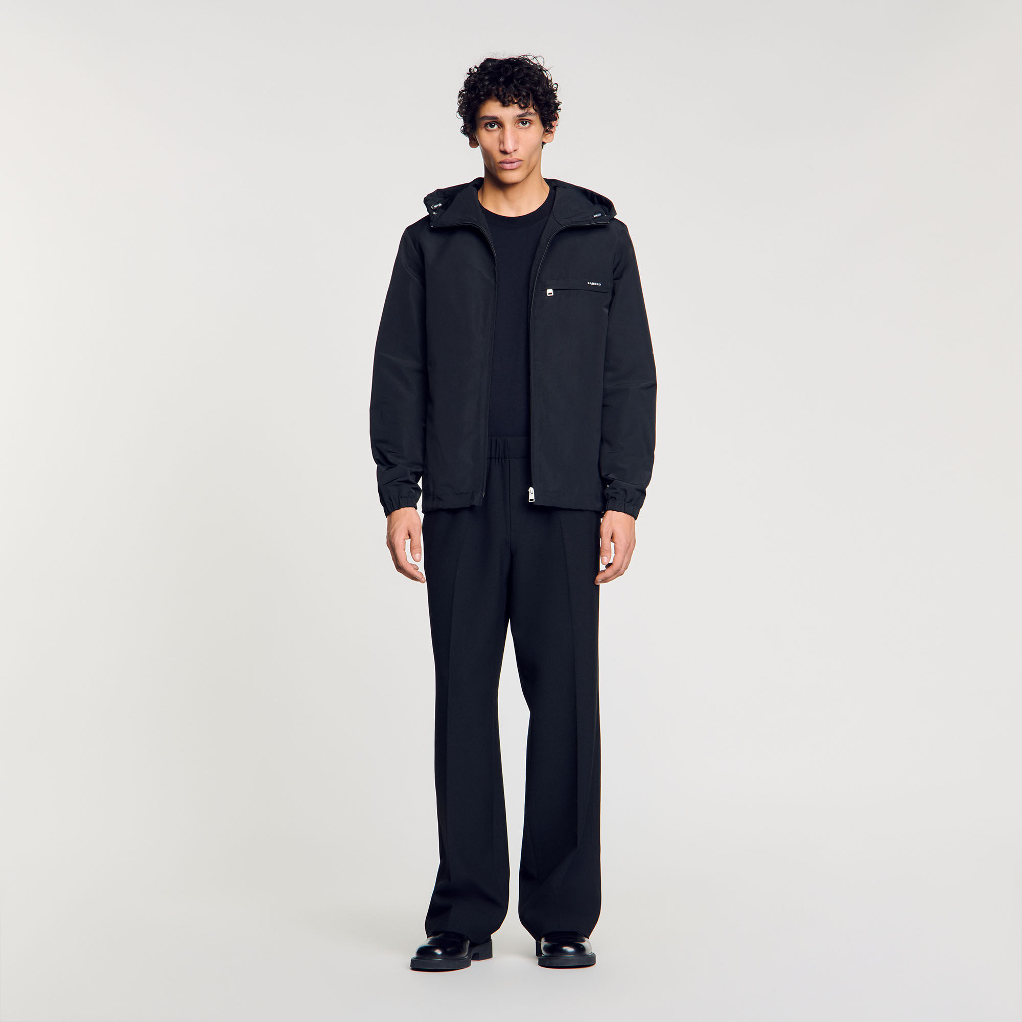ジャケット・アウター NYLON TANKER(BLACK) WINDPROOF NYLON ZIP JACKET [BLACK] - WUNDER 大阪 セレクト