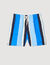 Printed striped swim shorts