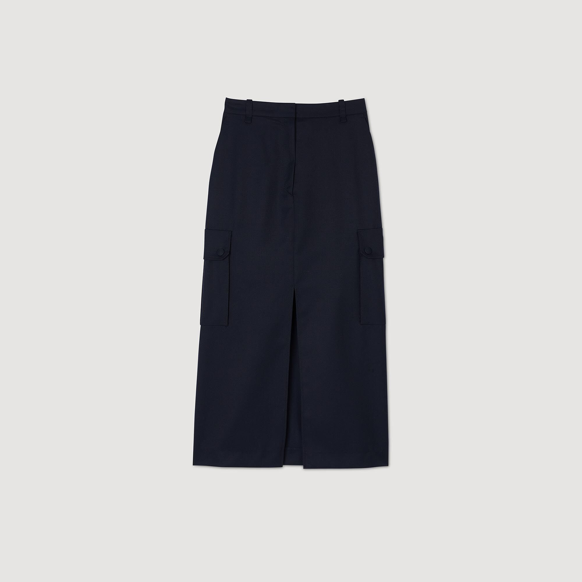 【NONCODE】Alla Bellua Cargo Long Skirt O-CREP Woman: Long skirt with cargo pockets | Diesel