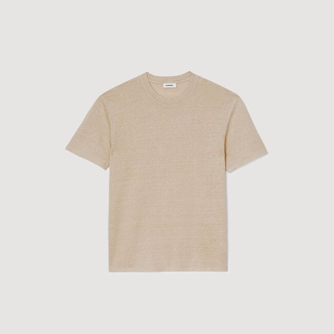 Certified linen T-shirt