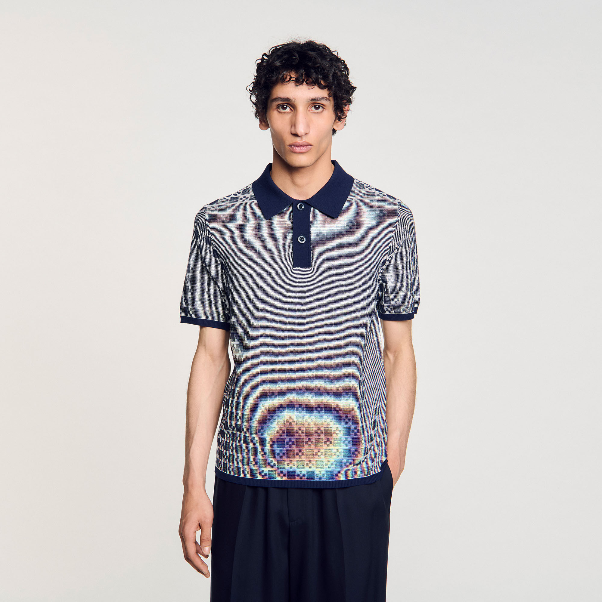 トップス aLORS paris Polo shirt Nectar Polo shirt【Nectar】 Figue – aLORS online store