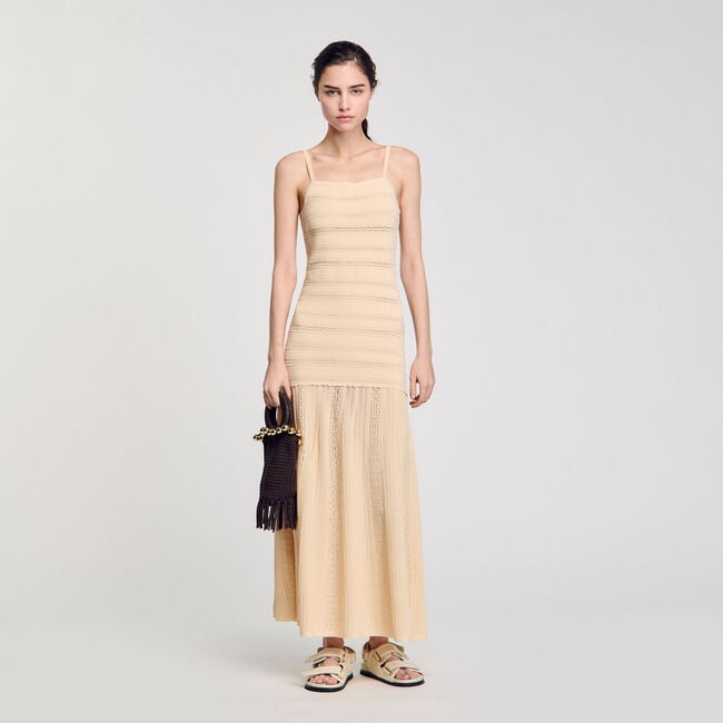 Knit maxi dress