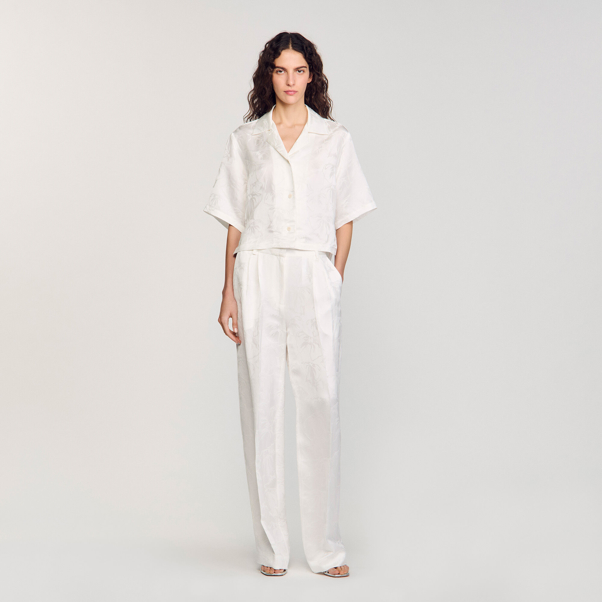 クリスマスファッション for shirts White women Paris Sandro | トップス