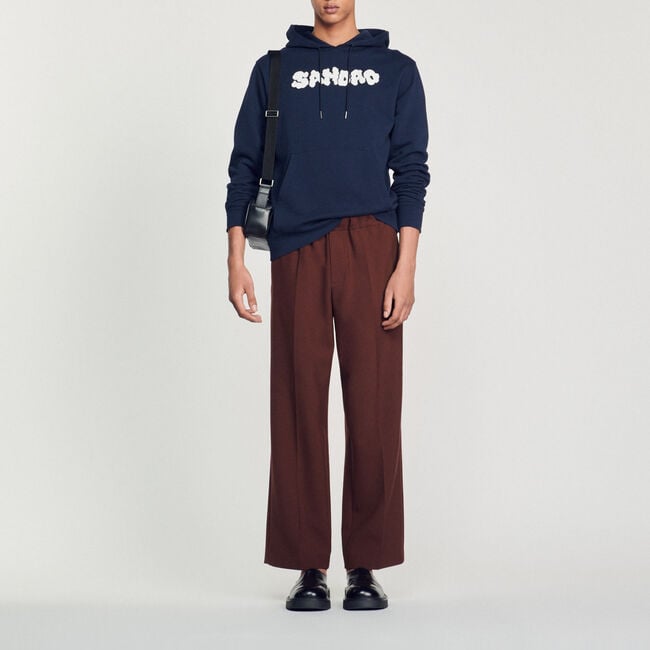 Embroidered Sandro hoodie