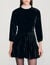 Beaded velvet short dress - Women | Sandro