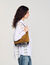 Suede and leather bucket bag TANGOSO