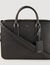 Slim leather briefcase