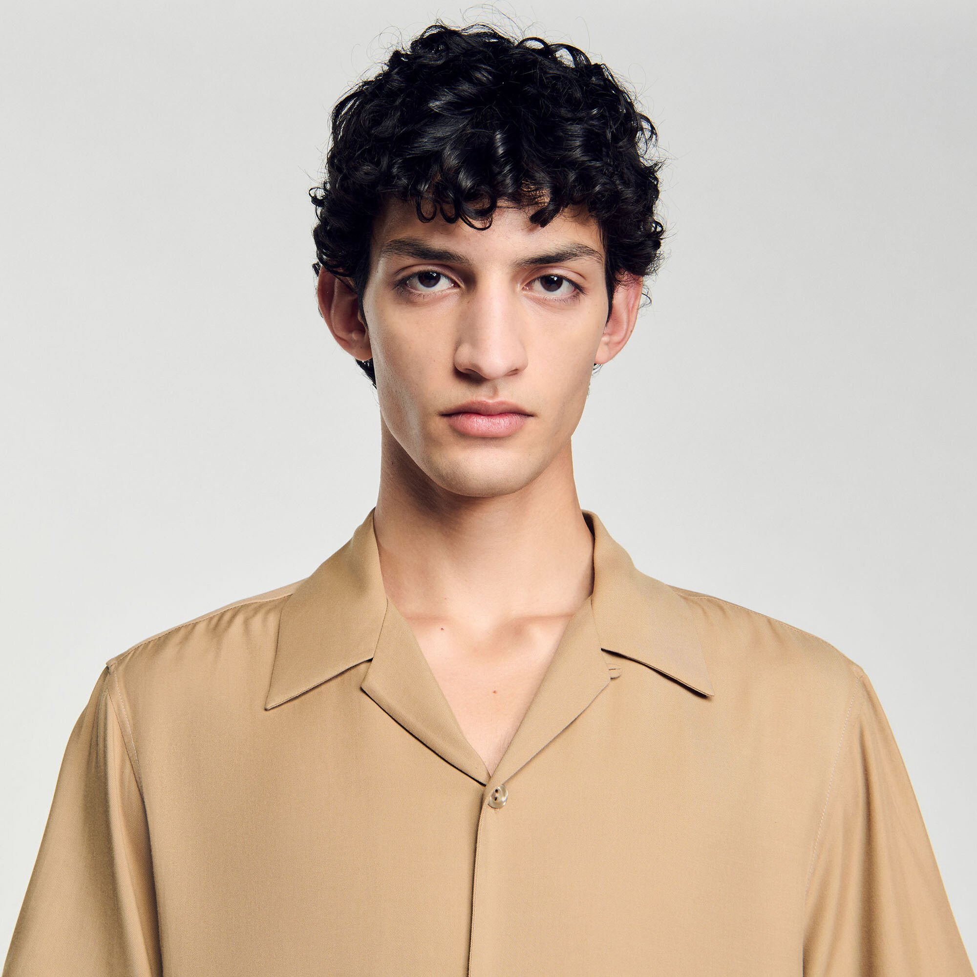 Shark collar shirt