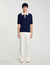 Two-tone polo shirt