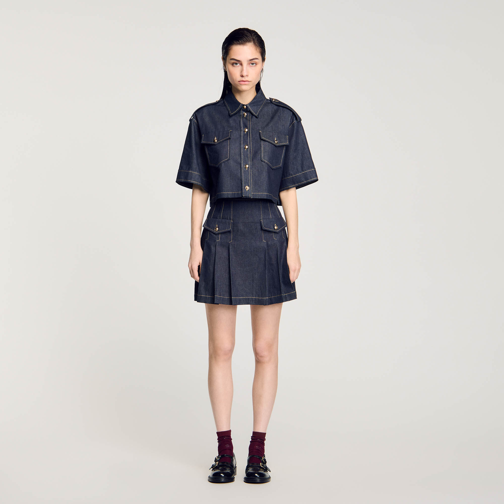 Denim shirt