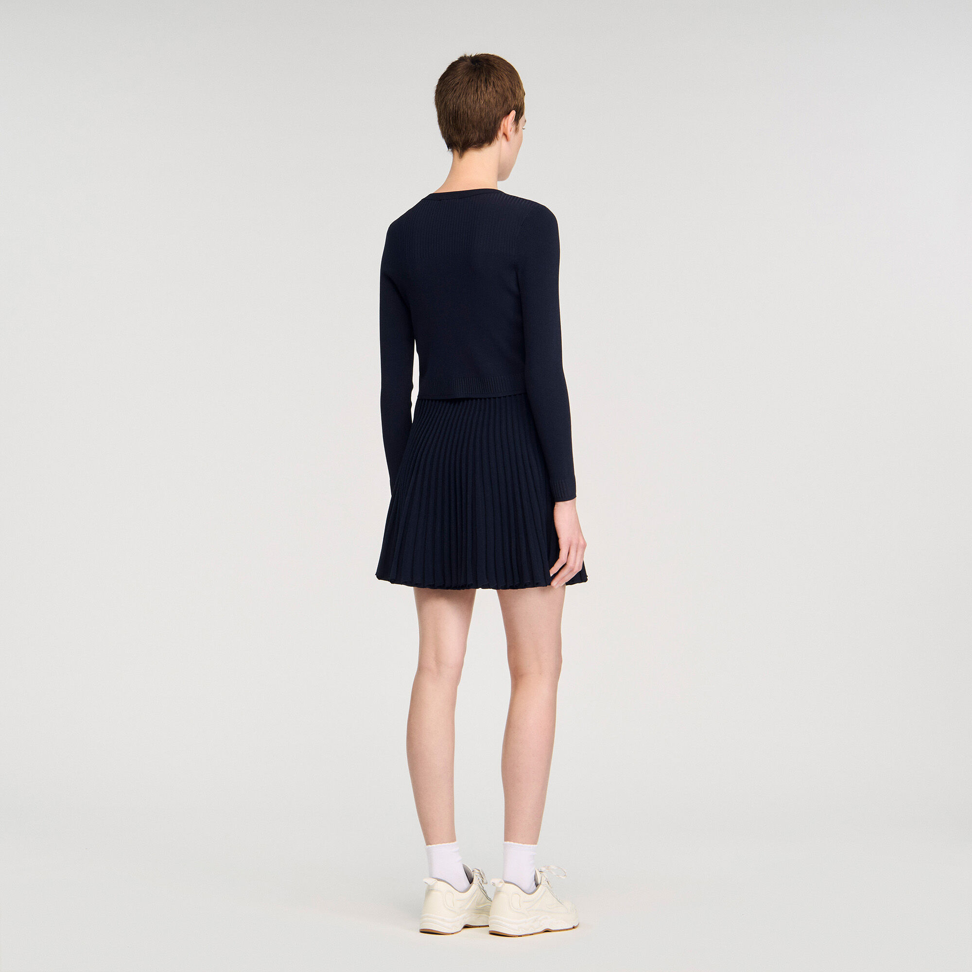 Fine knit cardigan