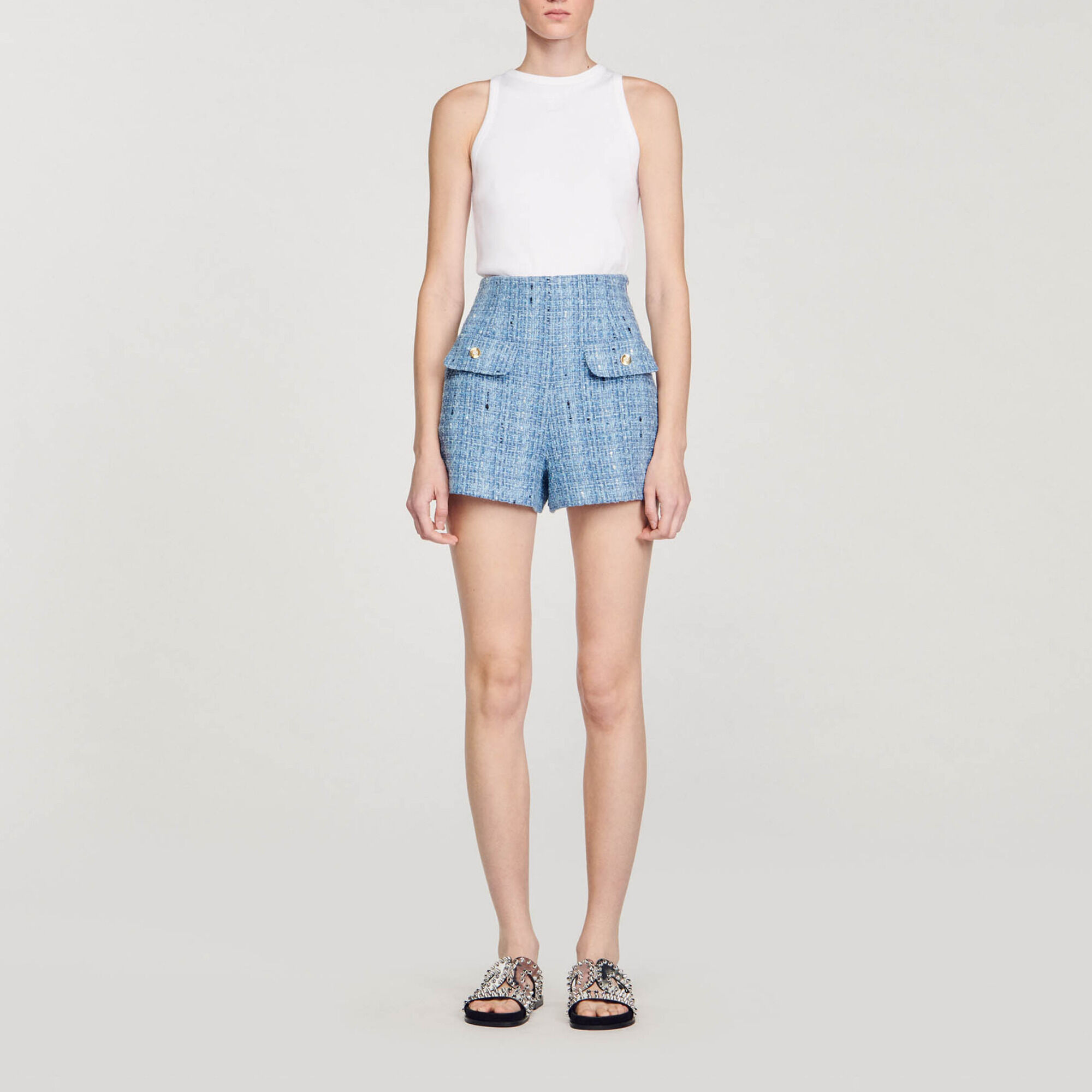 Tweed shorts