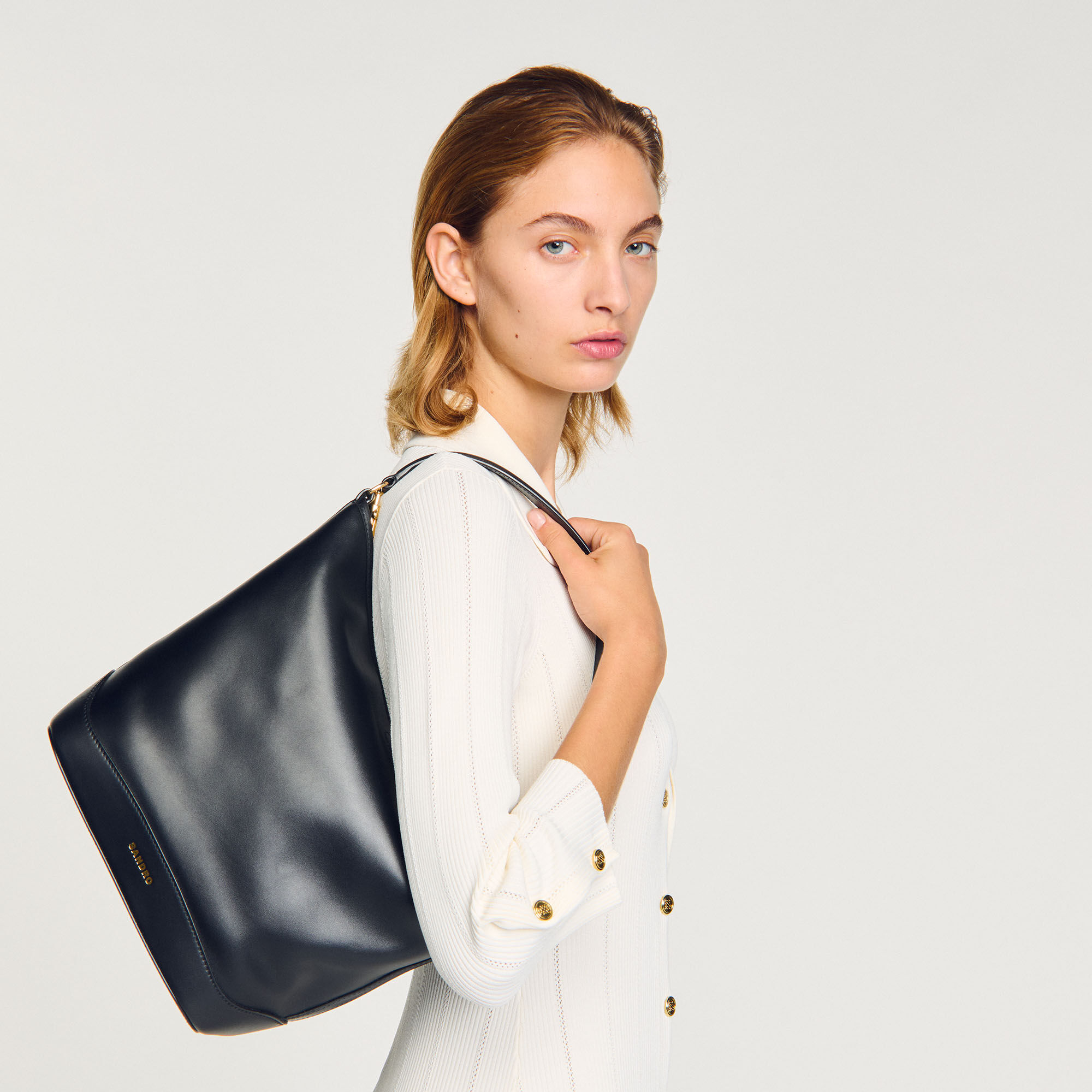 Leather bucket bag TANGOSO