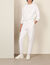 Embroidered fleece jogging bottoms