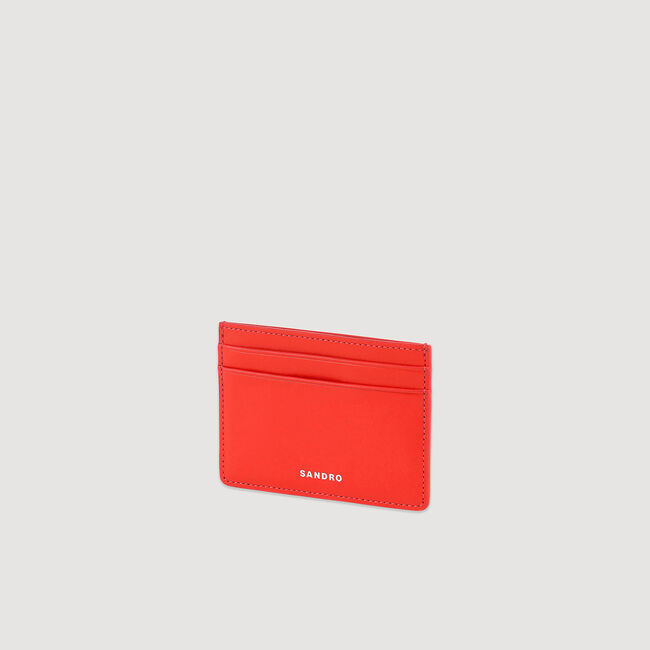 Leather card holder