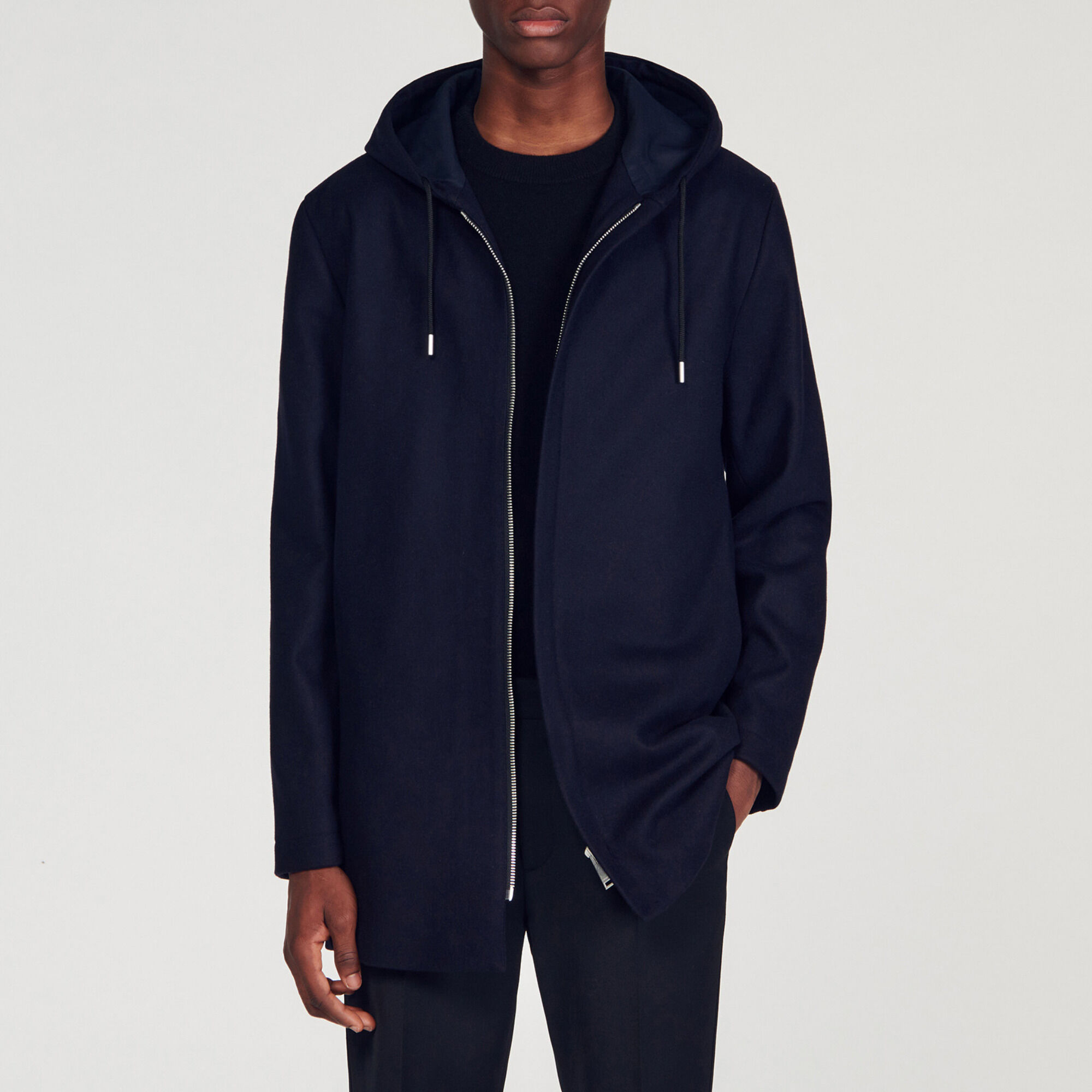 Hooded coat
