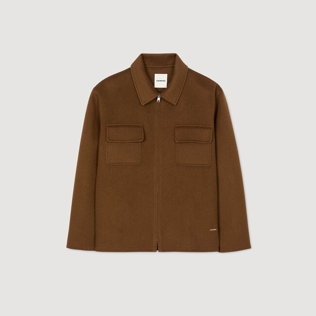 Zipped overshirt