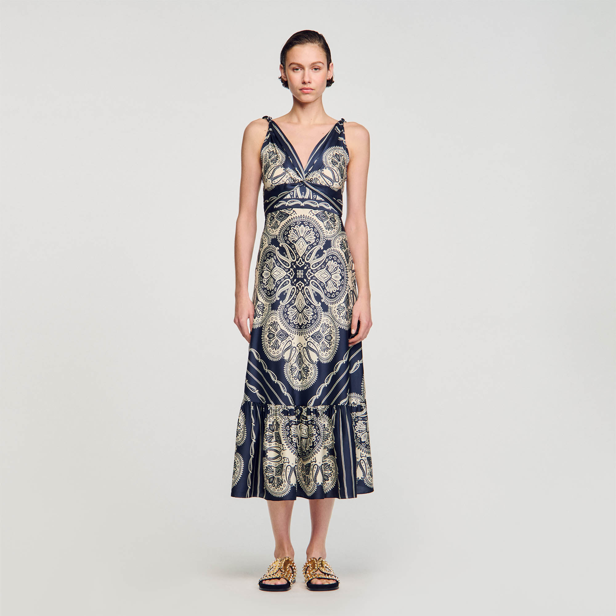 Patterned maxi dress