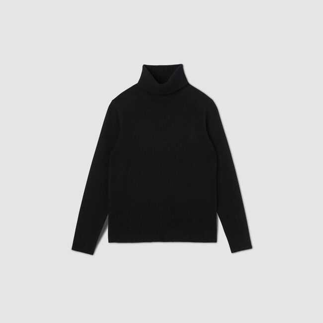 Wool and cashmere turtleneck jumper - Men | Sandro