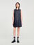 Short denim dress
