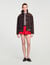 Studded suede leather jacket