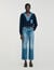 Jumper with denim details