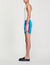 Printed striped swim shorts