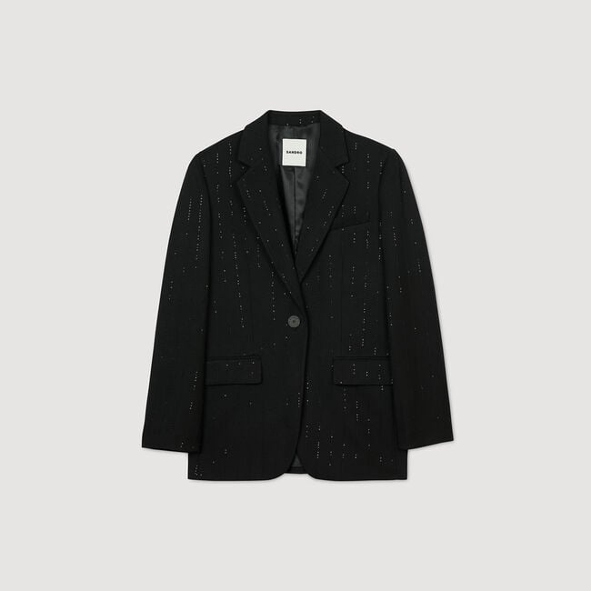 Sequinned suit jacket