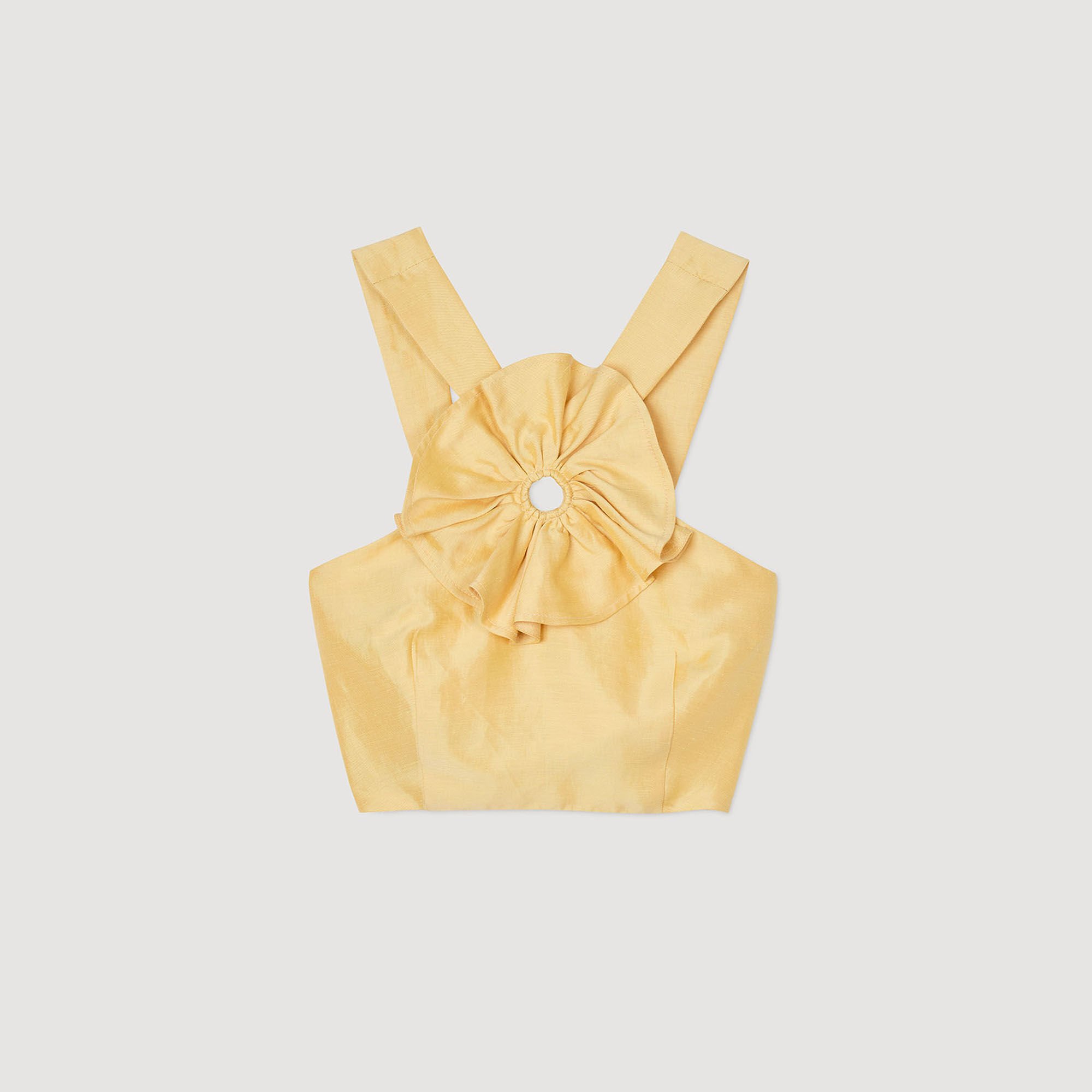 Ruffled crop top