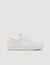 Low-top leather trainers