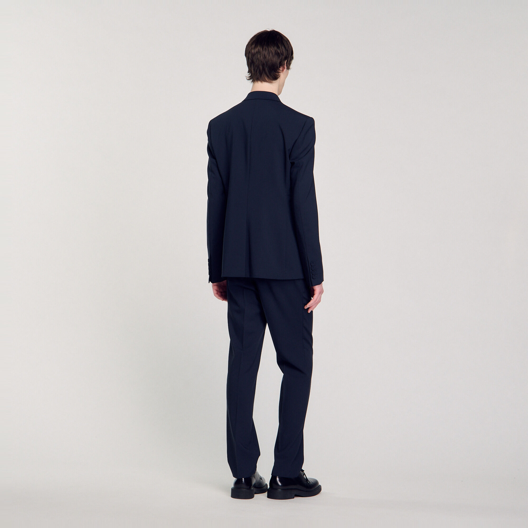 Double-breasted suit jacket