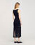 Fringed knit dress