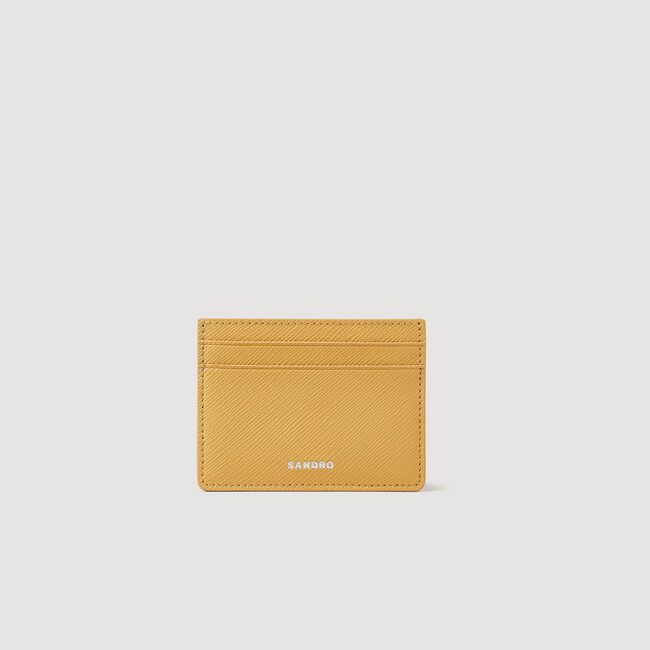 Reconstituted leather cardholder