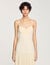 Pleated maxi dress