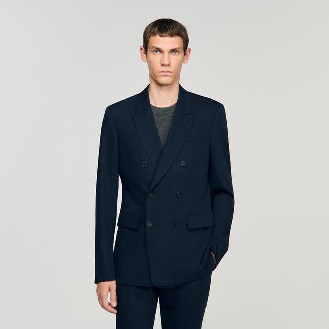 Double-breasted suit jacket - Men | Sandro