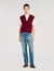 Two-tone wool and cashmere jumper