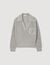 Open polo-collar neck jumper