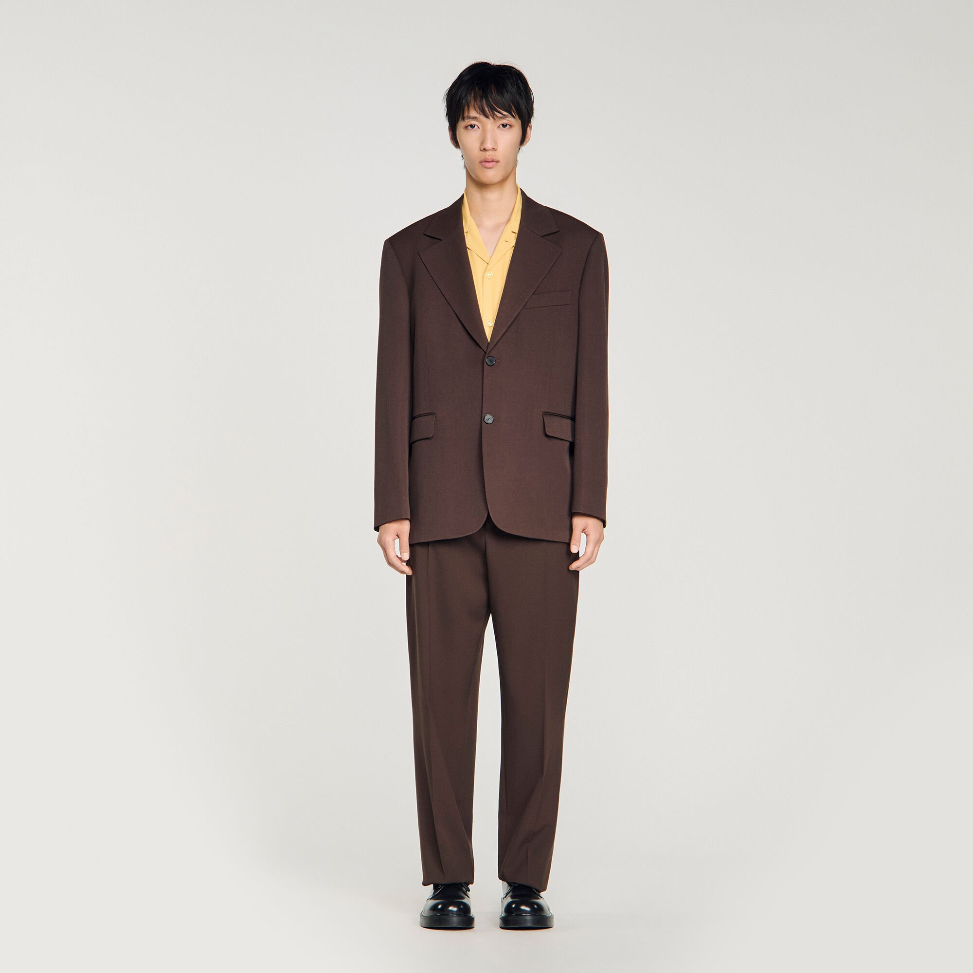 Oversized wool jacket