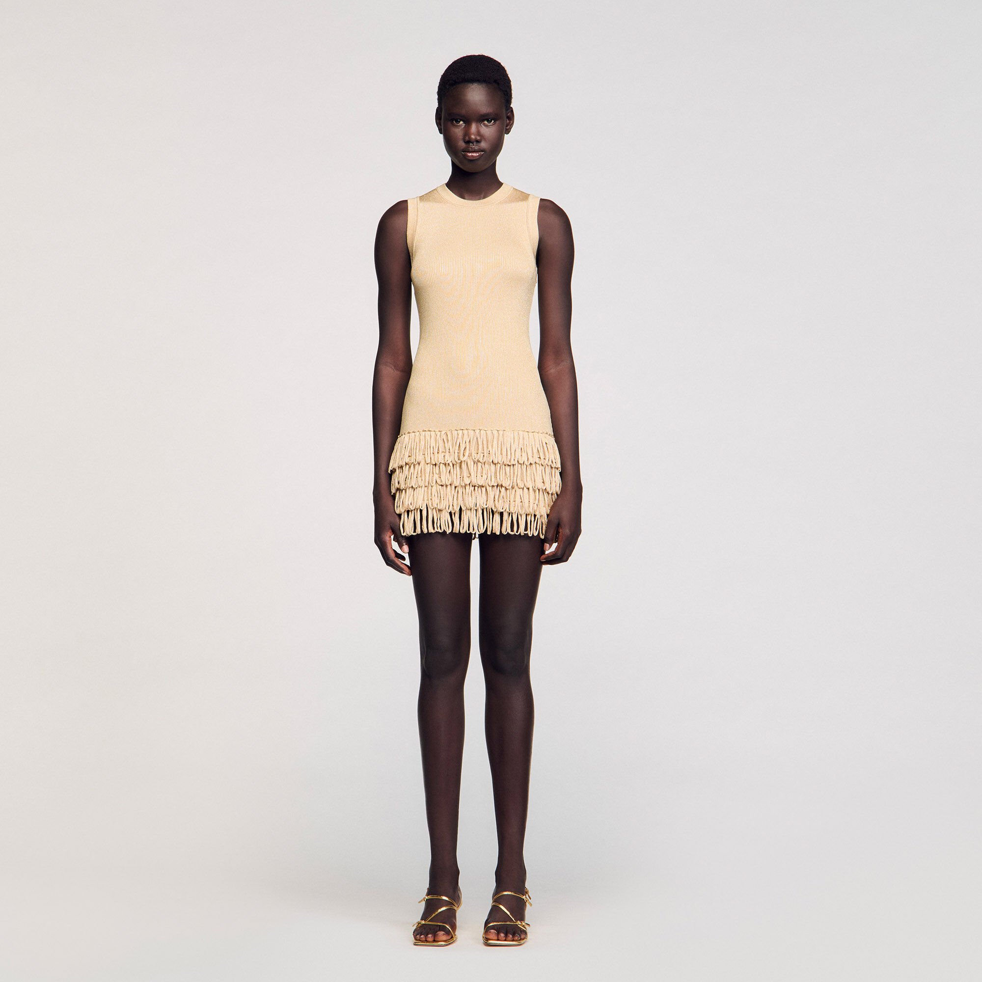 Short knit dress
