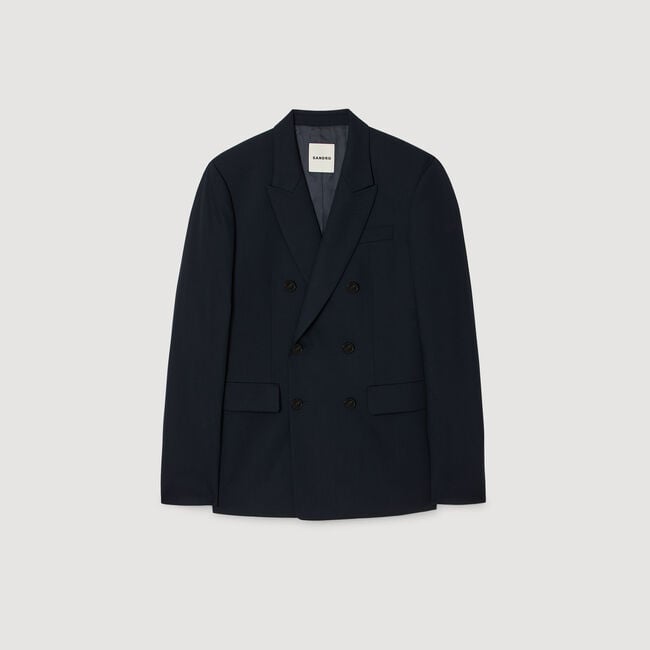 Double-breasted suit jacket