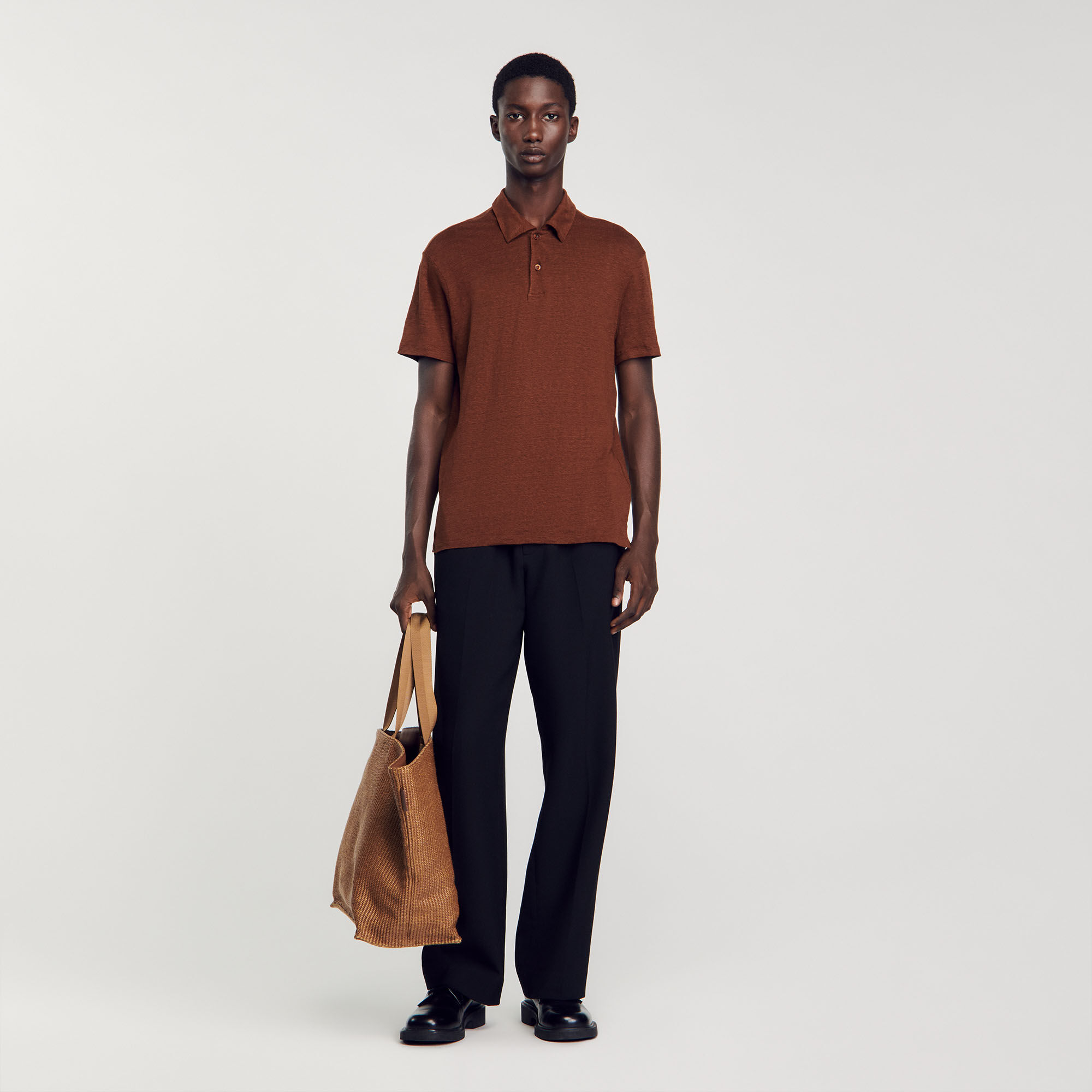 Brown polo pants best sale