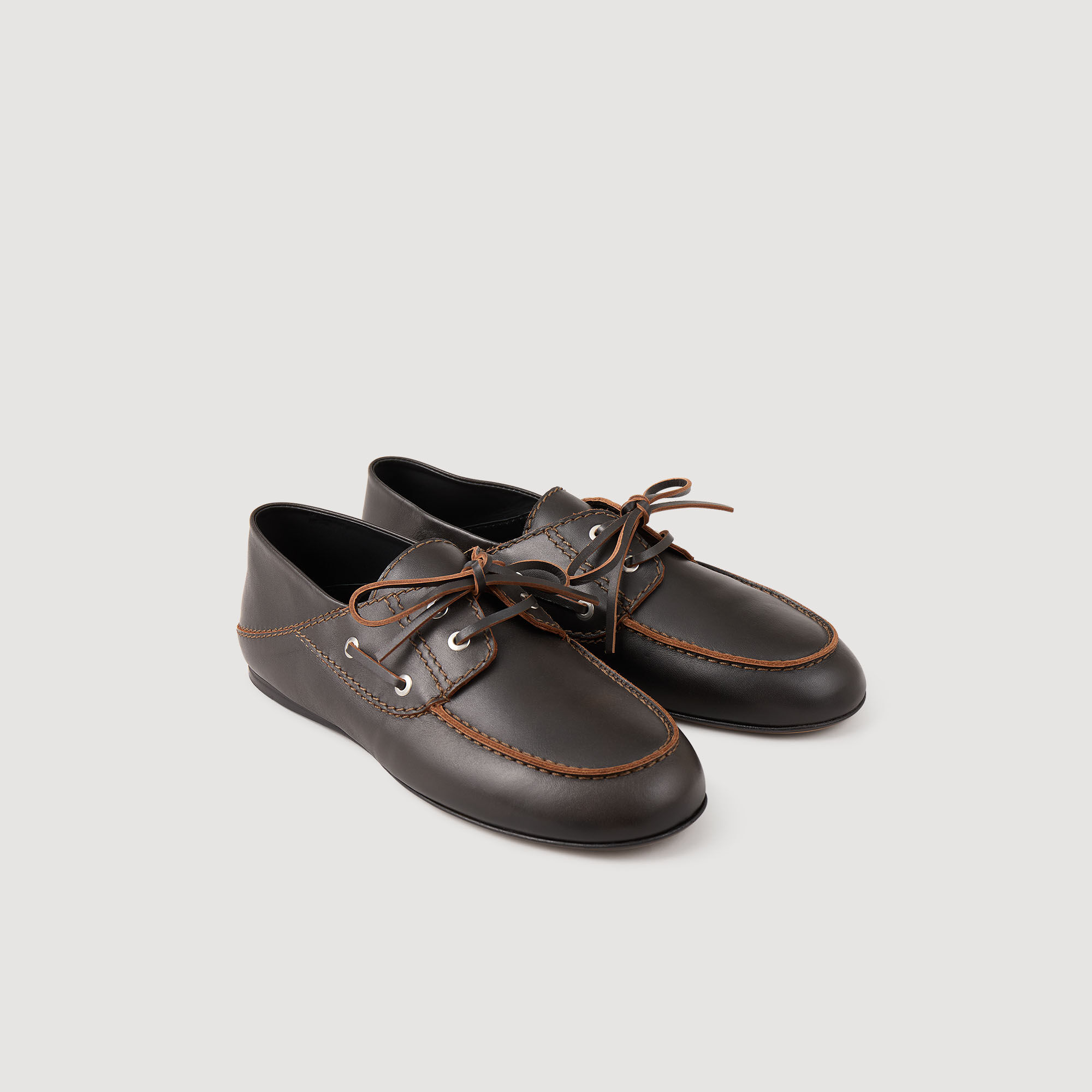 Leather loafers