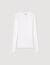 Ribbed jumper with Tunisian collar