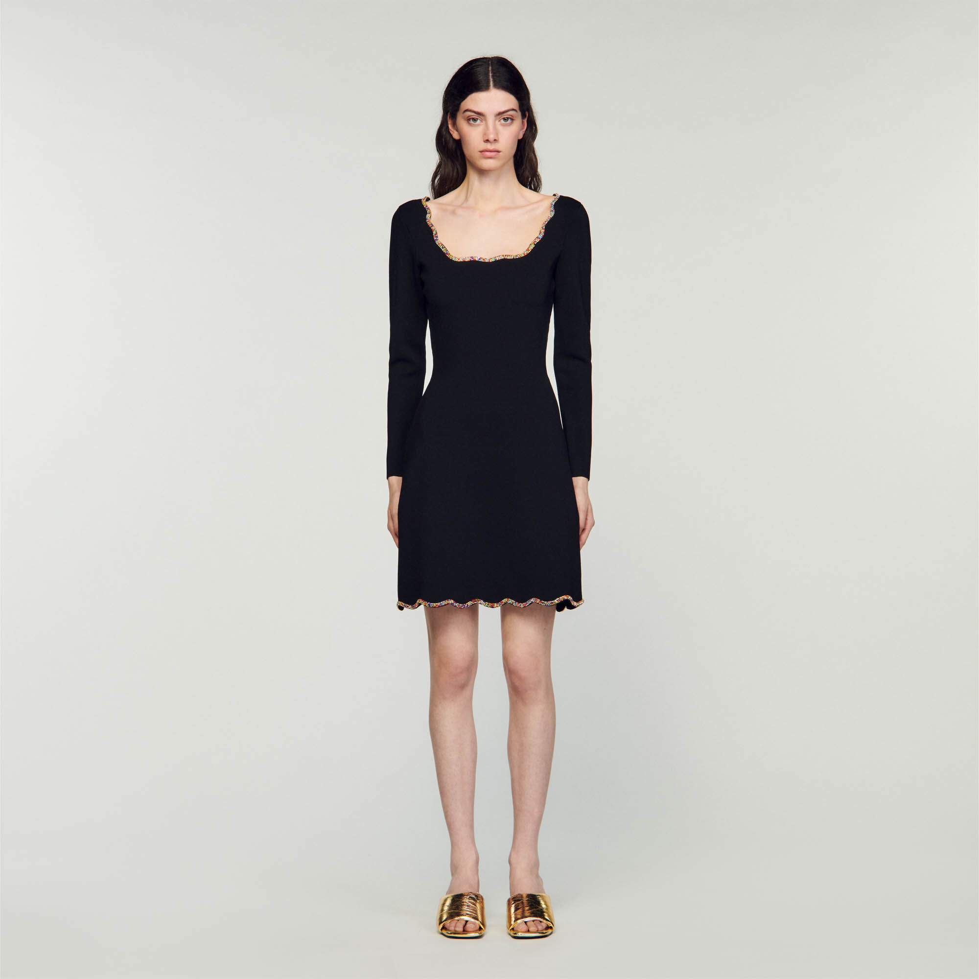 Sandro shop velvet dress
