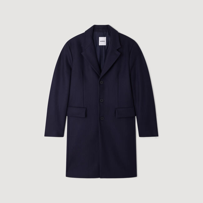 Wool and cashmere coat