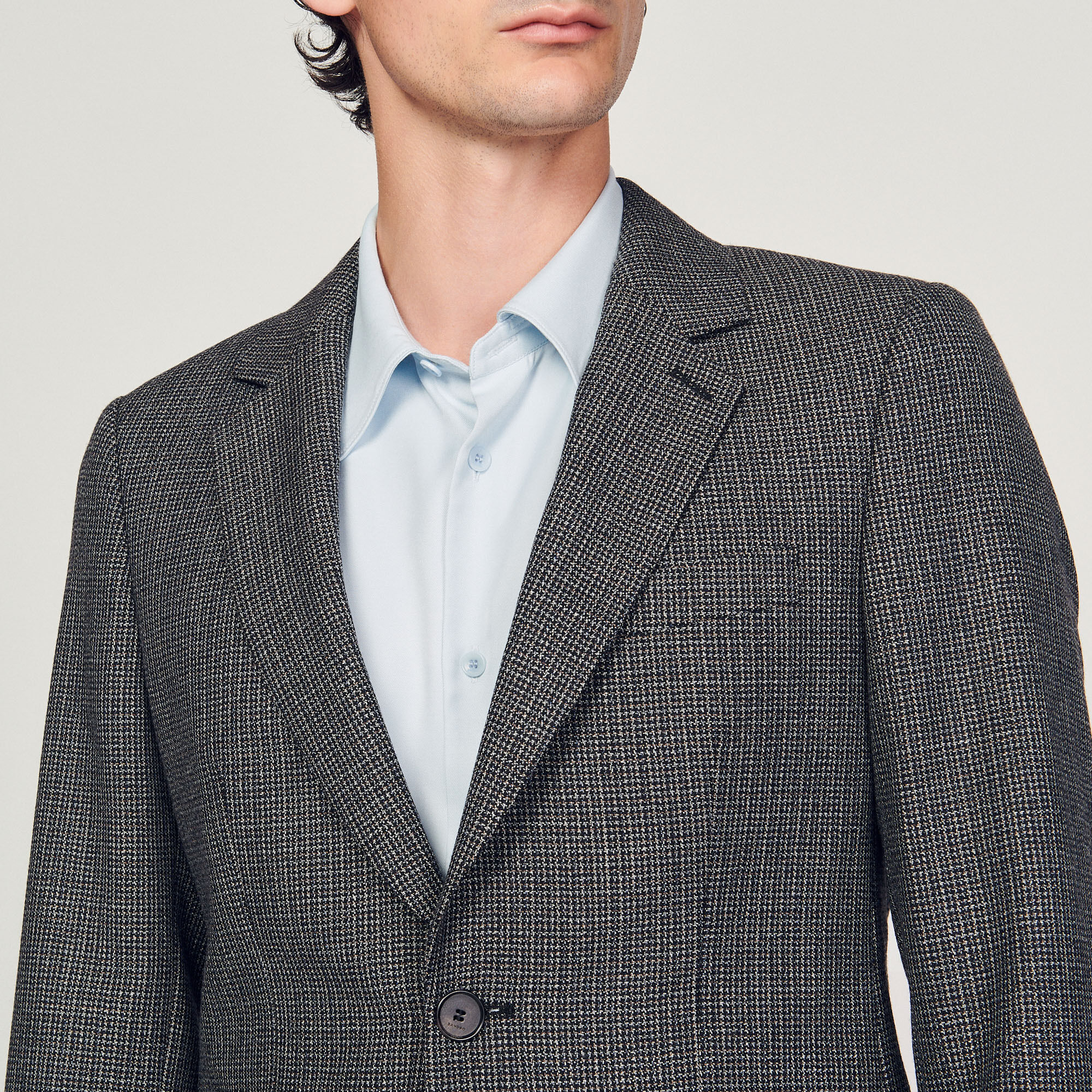 Virgin wool suit jacket
