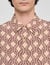 Loose-fit rope print shirt