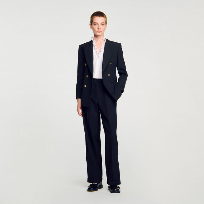 Straight-leg trousers